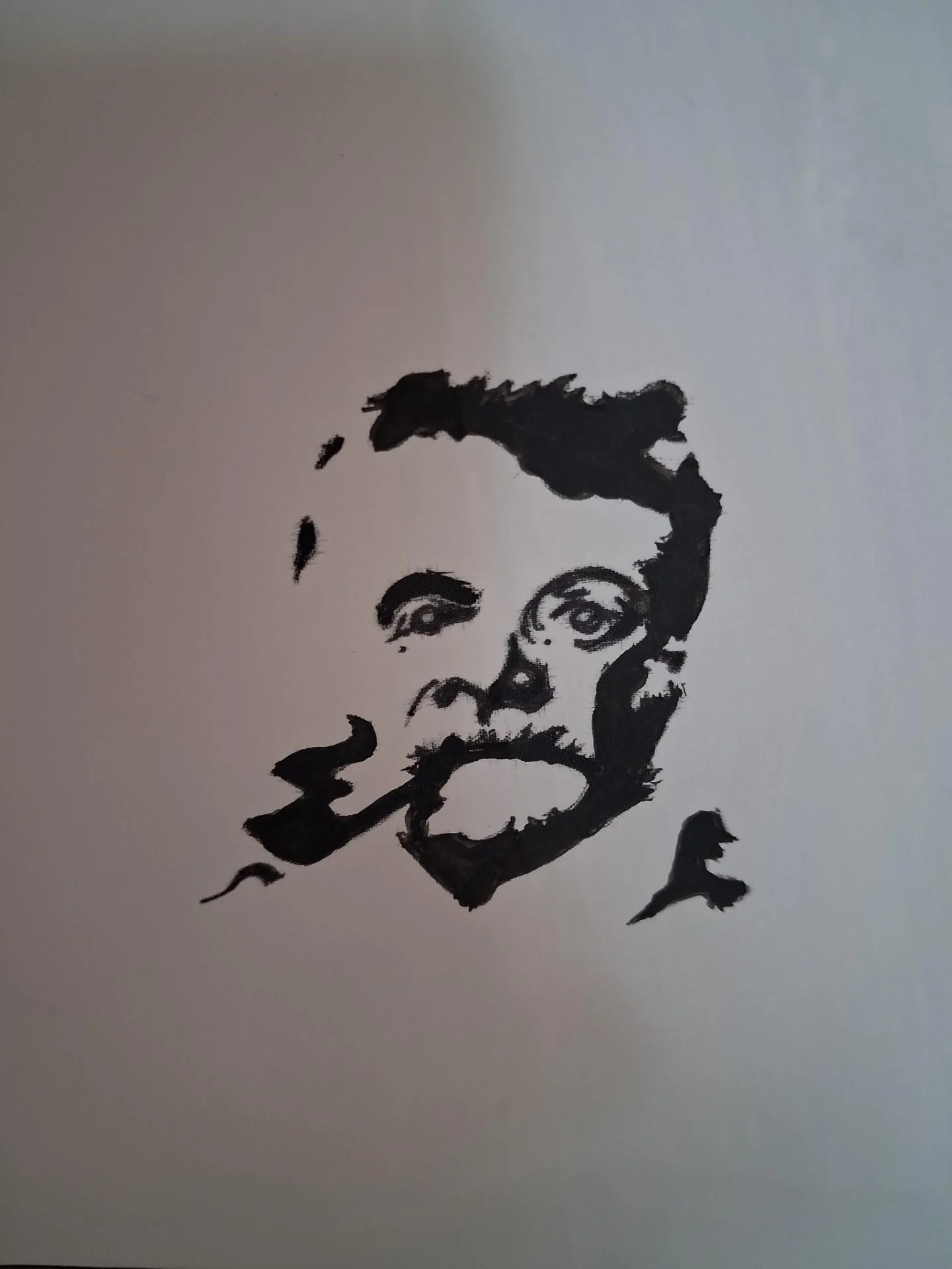 Georges Brassens encre