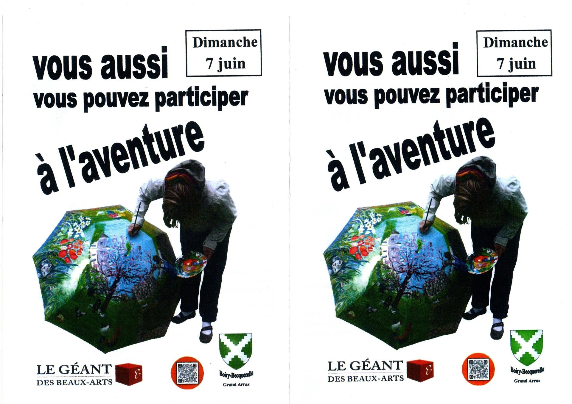 Je participe au concours des pépins peints