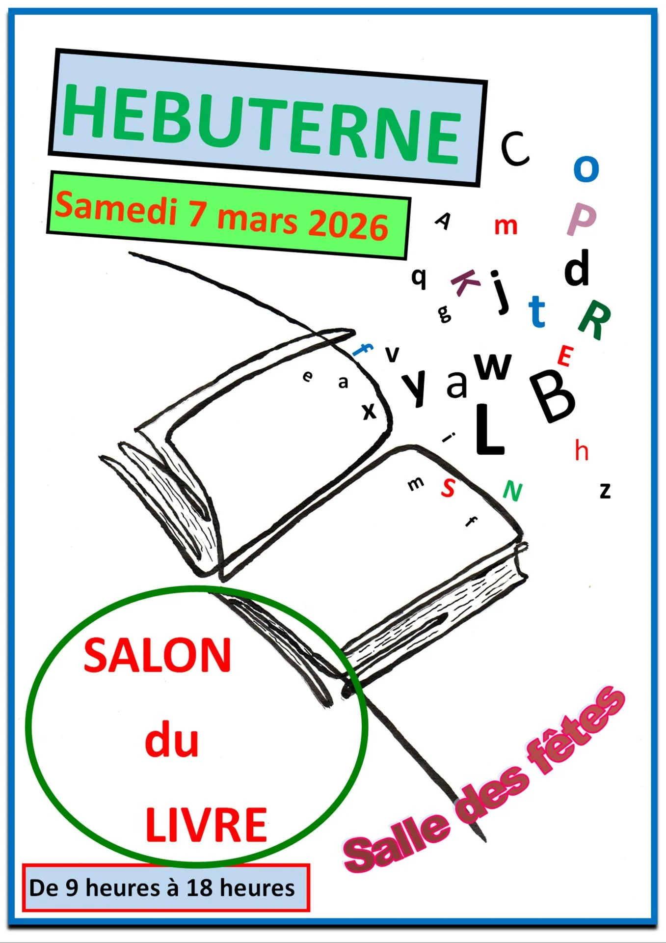 sALON DU LIVRE 2026 HEBUTERNE